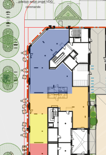 Photo de Plan global du quartier et des arcades